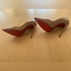 So Kate Louboutin *perfect condition* beige 38.5